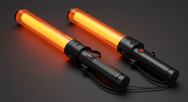 Essential High-Visibility Traffic Wands for Law Enforcement Safety and Control